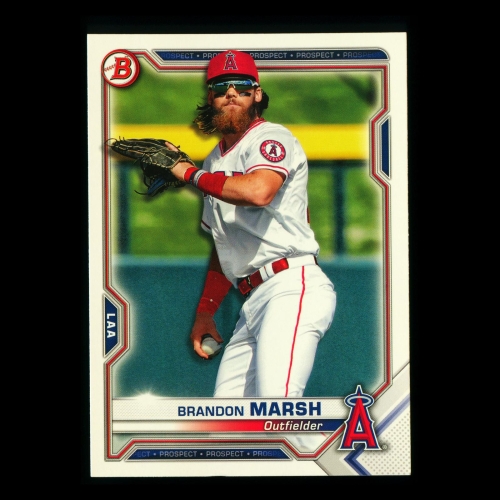 Brandon Marsh 2021 Bowman Prospect Angels