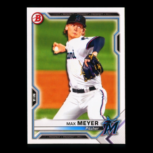 Max Meyer 2021 Bowman Prospect Marlins