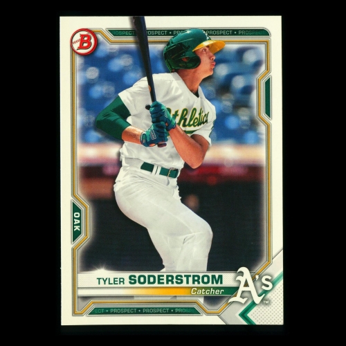 Tyler Soderstrom 2021 Bowman Prospect Athletics