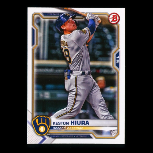 Keston Hiura 2021 Bowman Brewers