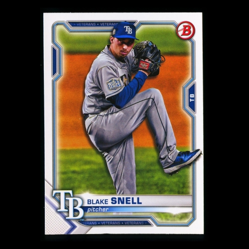 Blake Snell 2021 Bowman Rays