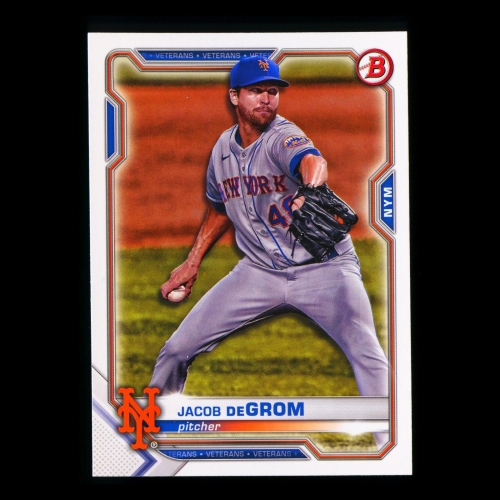 Jacob deGrom 2021 Bowman Mets