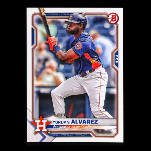 Yordan Alvarez 2021 Bowman Astros