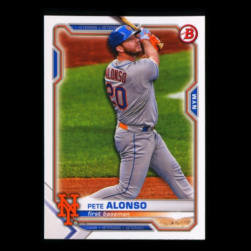 Pete Alonso 2021 Bowman Mets