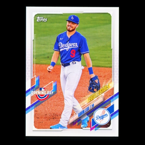 Gavin Lux 2021 Topps Opening Day Future Stars Dodgers