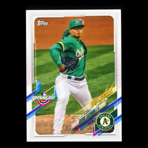 Jesus Luzardo 2021 Topps Opening Day Future Stars Athletics