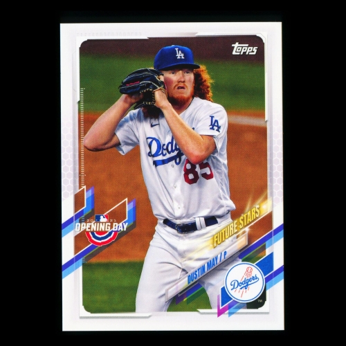 Dustin May 2021 Topps Opening Day Future Stars Dodgers
