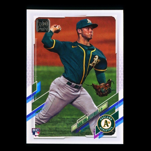 Daulton Jefferies RC Topps 2021 Rookie Athletics