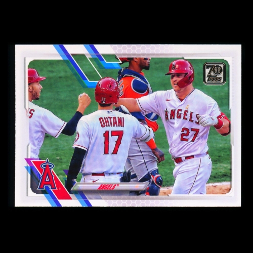 Angels Topps 2021 Team Card Angel Stadium