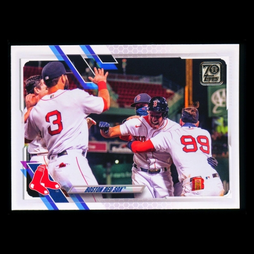 Boston Red Sox Topps 2021 Team Card Fenway Park