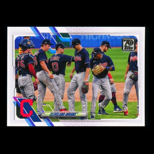 Cleveland Indians Topps 2021 Team Card Progressive Field