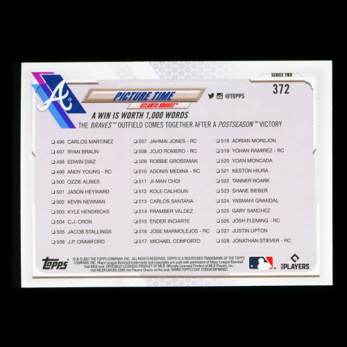 Picture Time Topps 2021 Checklist Braves