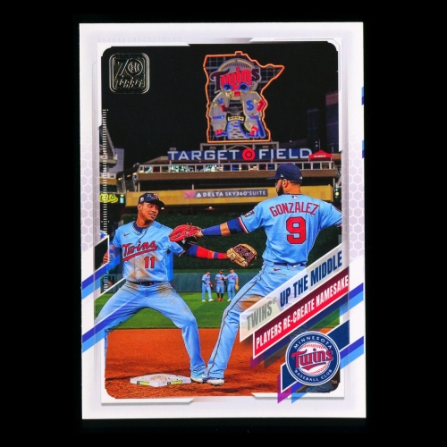 Up The Middle Topps 2021 Checklist Twins