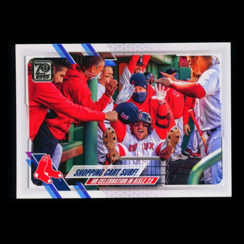 Shipping Cart Surf! Topps 2021 Checklist Red Sox