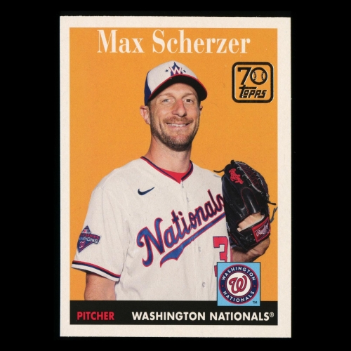 Max Scherzer 2021 Topps 70 Years of Topps Nationals