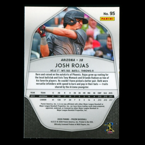 Josh Rojas RC 2020 Prizm Rookie Diamondbacks