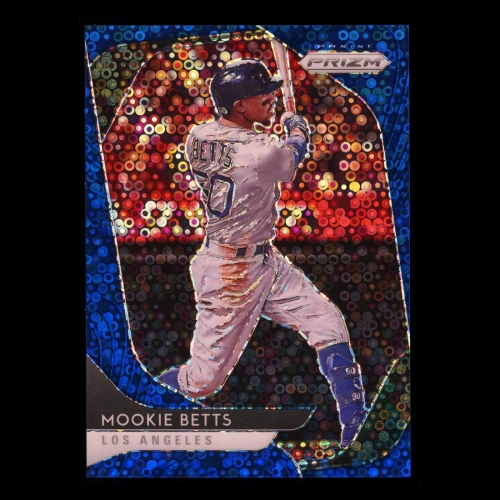 Mookie Betts 2020 Prizm Blue Donuts Dodgers 120/199