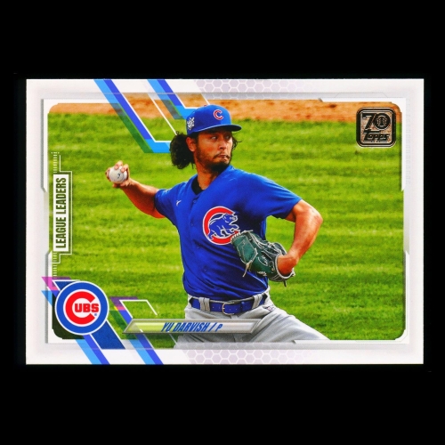 Yu Darvish 2021 Topps League Leaders Cubs