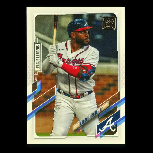 Marcell Ozuna 2021 Topps League Leaders Braves