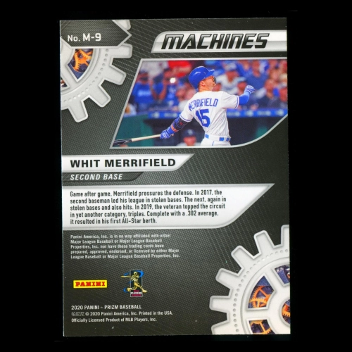Whit Merrifield 2020 Prizm Machines Royals