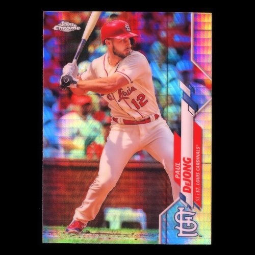 Paul DeJong 2020 Topps Chrome Prism Refractors Cardinals