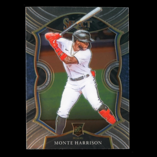 Monte Harrison RC 2021 Select Rookie Marlins