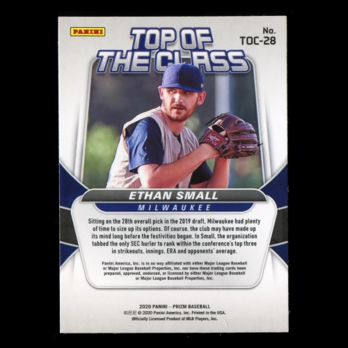 Ethan Small 2020  Prizm Top of the Class Brewers