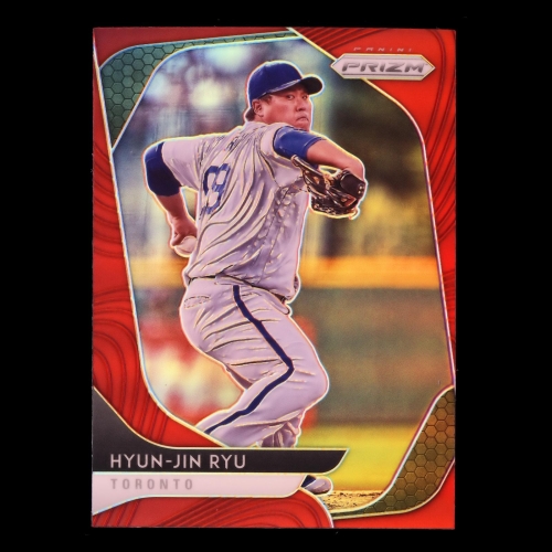 Hyun-Jin Ryu 2020  Prizm Red Blue Jays