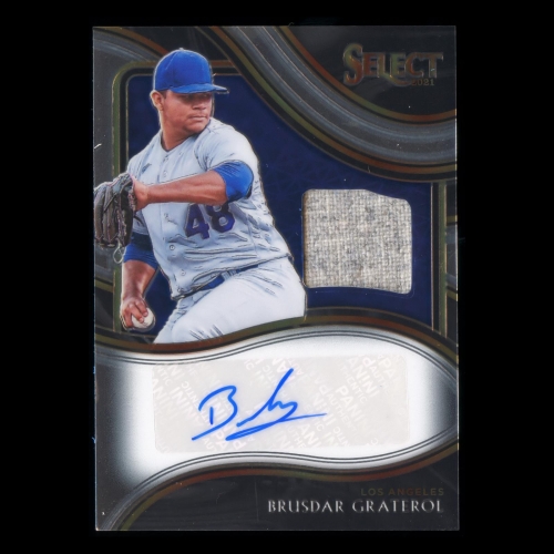 Brusdar Graterol 2020 Select Signature Materials Patch Auto Dodgers 20/49