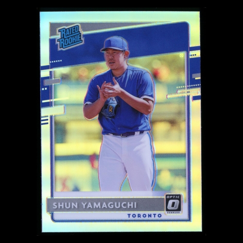 Shun Yamaguchi RR 2020 Optic Rated Rookie Holo Blue Jays