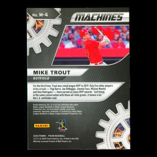 Mike Trout 2020 Prizm Machines Angels