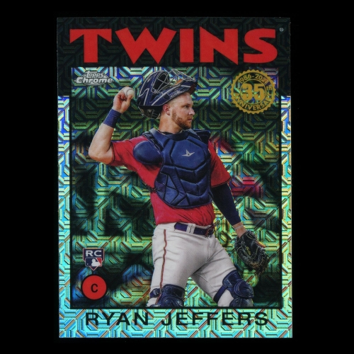 Ryan Jeffers RC 2021 Topps Chrome 1986 Retro Rookie Twins