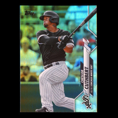 Cheslor Cuthbert 2020 Topps Rainbow Foil White Sox