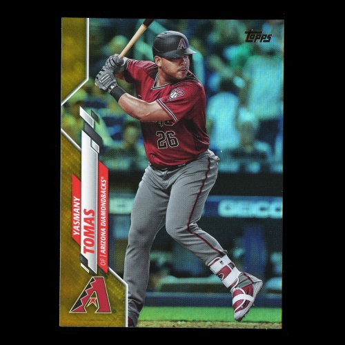 Yasmany Tomas 2020 Topps Gold Foil Diamondbacks