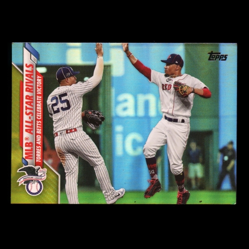 Mookie Betts | Gleyber Torres 2020 Topps All-Star Rivals Gold Foil American League