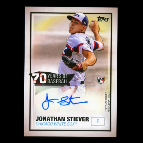 Jonathan Stiever 2021 Topps 70 Years of Baseball Autographs White Sox