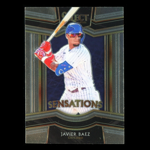 Javier Baez 2021 Select Premier Level Sensations Cubs