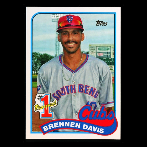 Brennen Davis 2020 Topps 1989 Retro #1 Prospect Cubs
