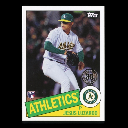 Jesus Luzardo RC 2020 Topps 1985 Retro Rookie Athletics