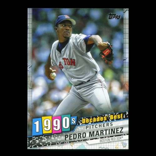 Pedro Martinez 2020 Topps Decades' Best Pitchers 1990s Red Sox