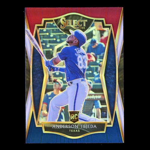 Anderson Tejeda RC 2021 Select Tri-Color Rookie Rangers