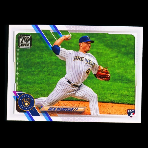 Drew Rasmussen RC Topps 2021 Rookie Brewers