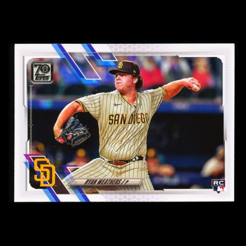 Ryan Weathers RC Topps 2021 Rookie Padres