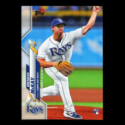 Brendan McKay RC 2020 Topps Rookie Rays