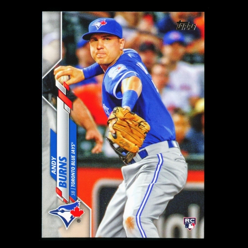 Andy Burns RC 2020 Topps Rookie Blue Jays