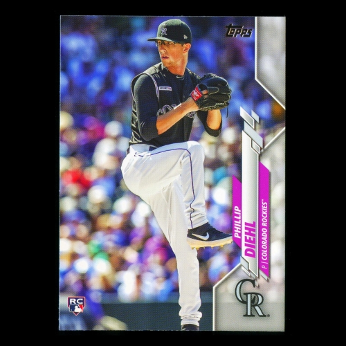 Phillip Diehl RC 2020 Topps Rookie Rockies