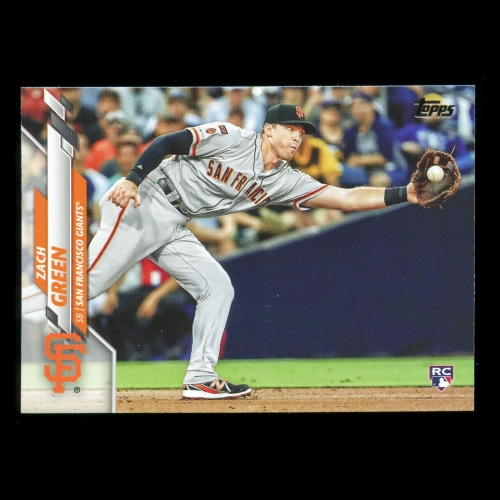 Zach Green RC 2020 Topps Rookie Giants