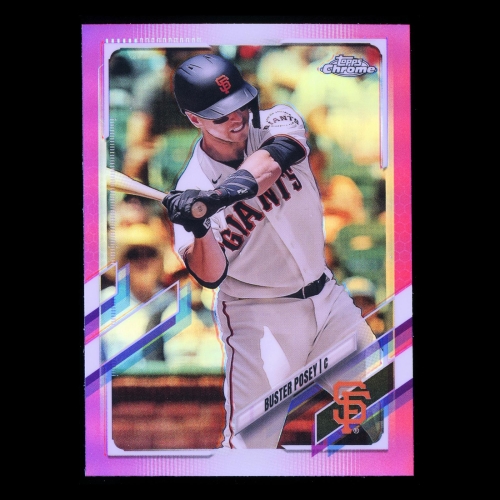 Buster Posey 2021 Topps Chrome Pink Giants