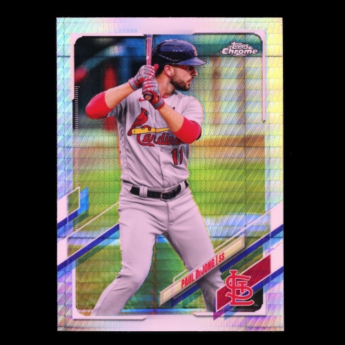Paul Dejong 2021 Topps Chrome Hyper Cardinals