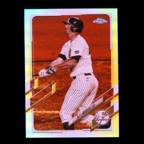 DJ LeMahieu 2021 Topps Chrome Sepia Refractor Yankees
